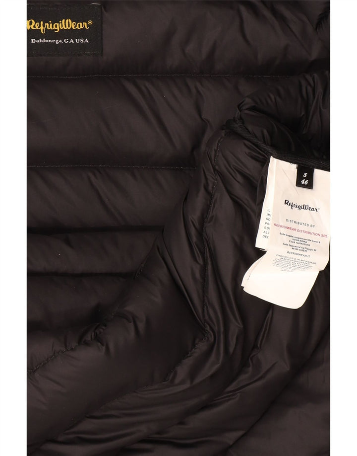 Jaqueta masculina acolchoada com capuz Refrigiwear IT 46 pequena poliamida cinza