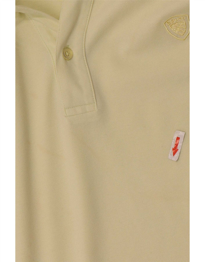 Camisa pólo masculina Blauer XL algodão amarelo