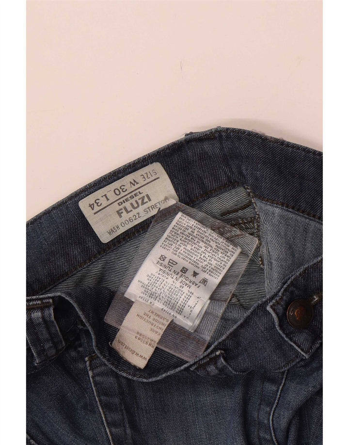 Diesel Feminino Fluzi Flared Jeans W30 L34 Azul Algodão