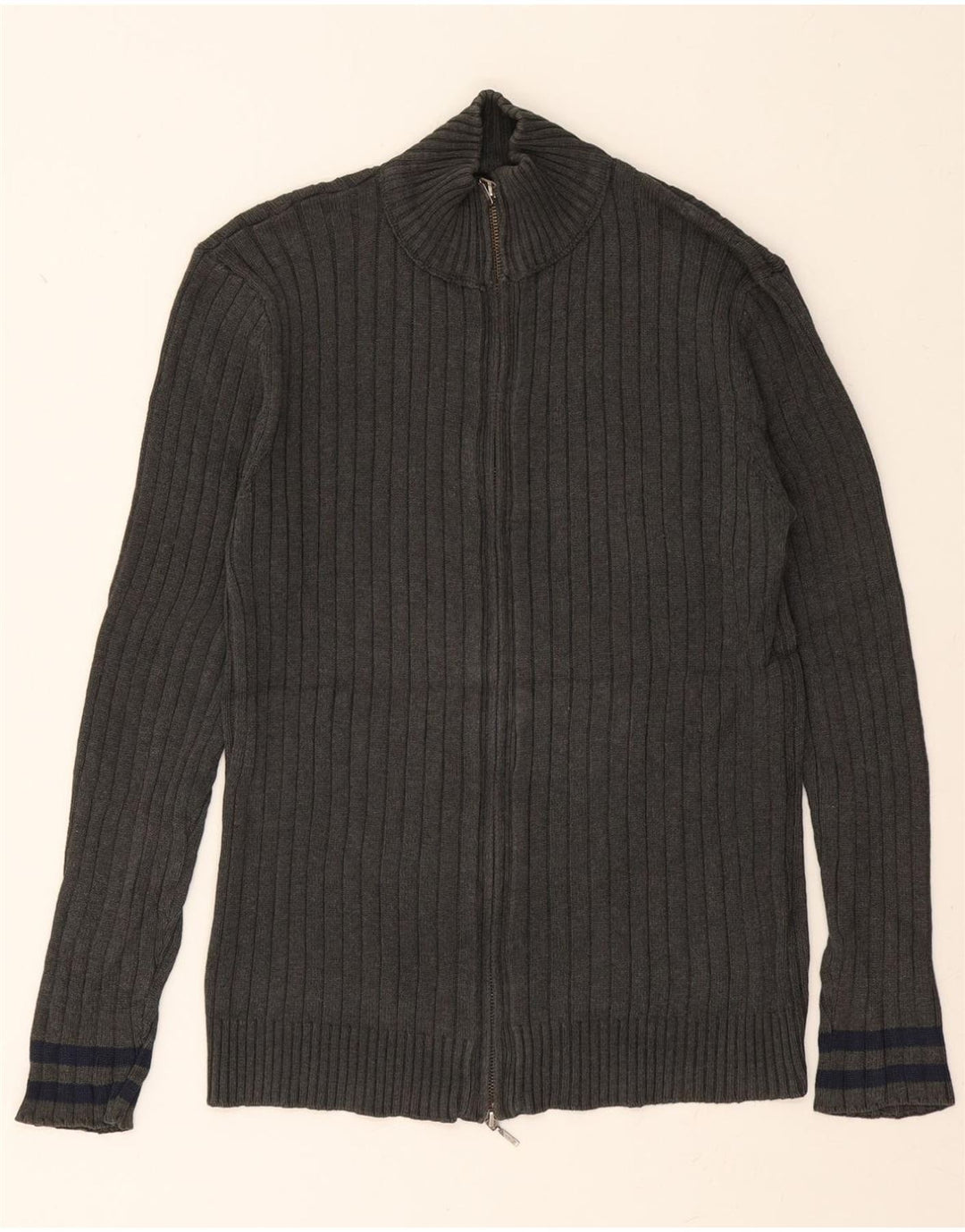 REPLAY Womens Cardigan Sweater UK 18 XL Grey Cotton Vintage Replay and Second-Hand Replay from Messina Hembry 