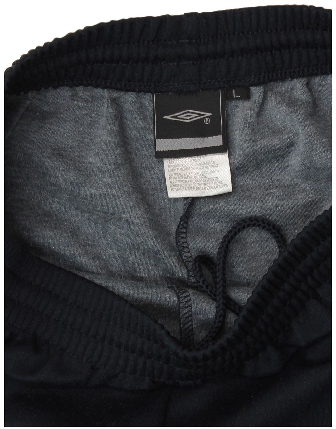 Umbro Calça de treino masculina Joggers grande poliéster azul marinho