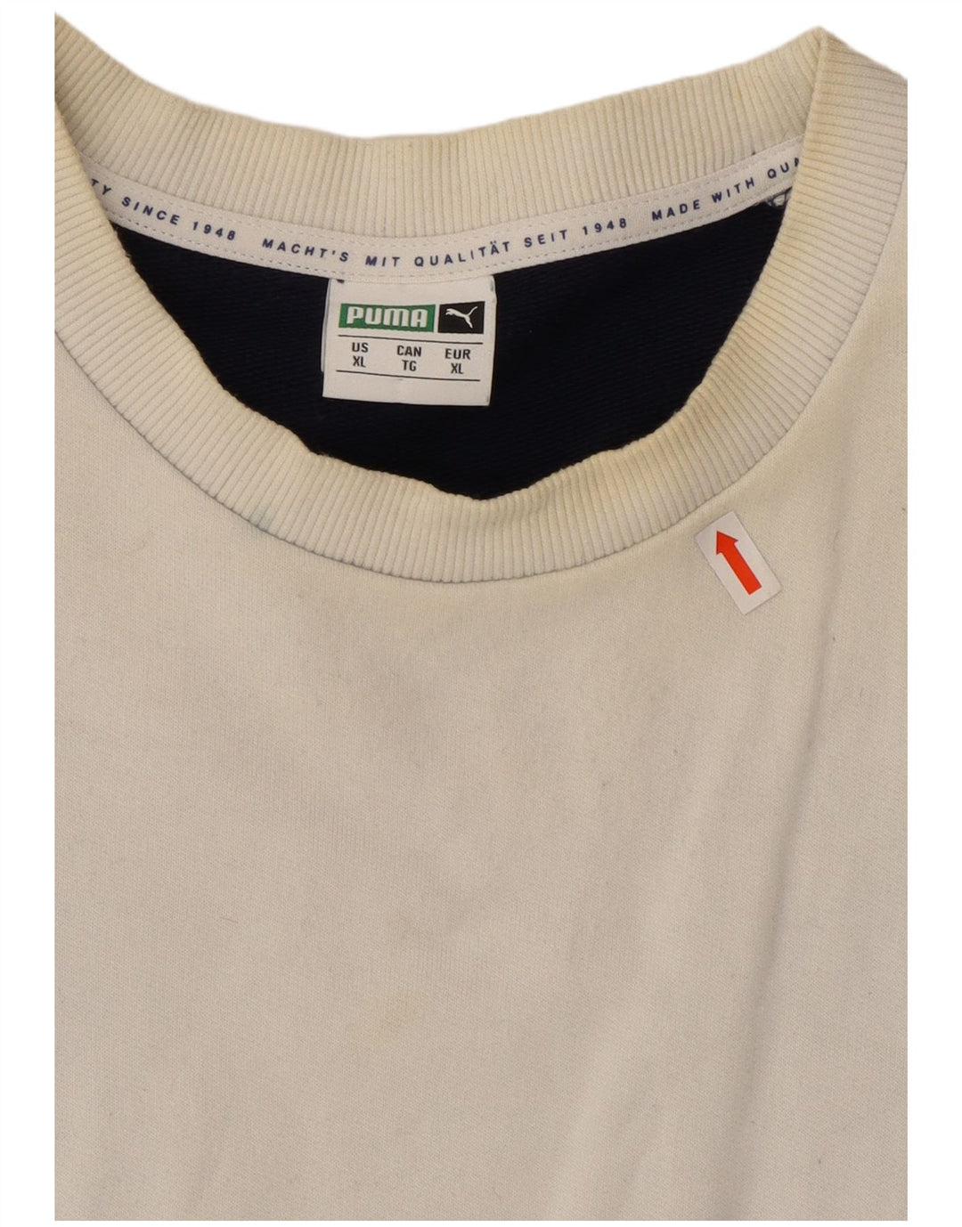 Puma Mens Moletom Jumper XL Azul Marinho Colorblock
