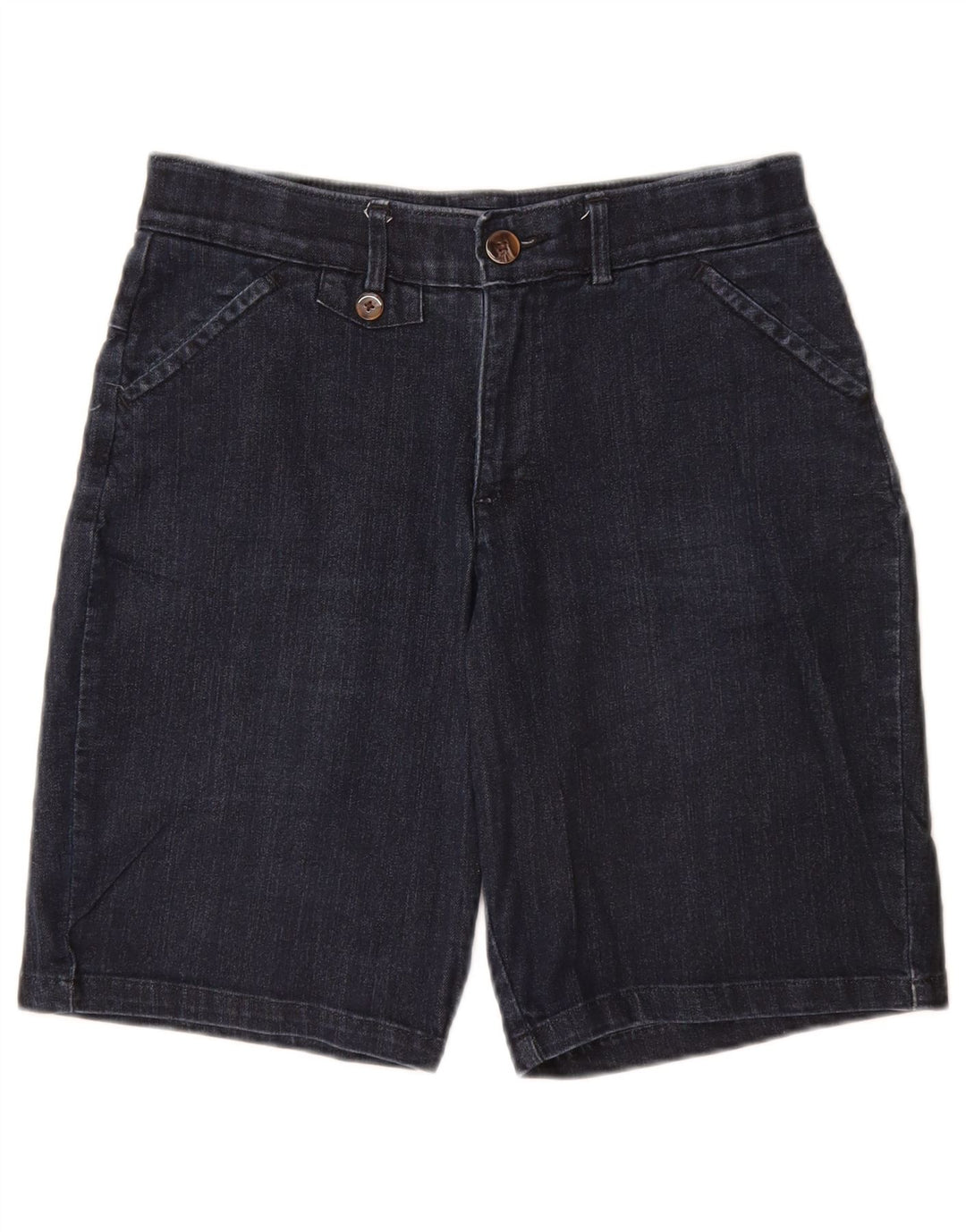 Shorts jeans feminino LEE EUA 8 médio W28 algodão azul marinho