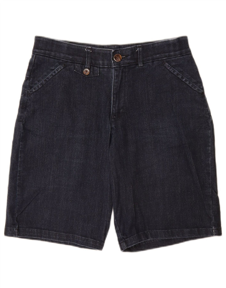 Shorts jeans feminino LEE EUA 8 médio W28 algodão azul marinho