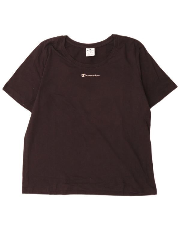 Camiseta masculina Champion grande preta
