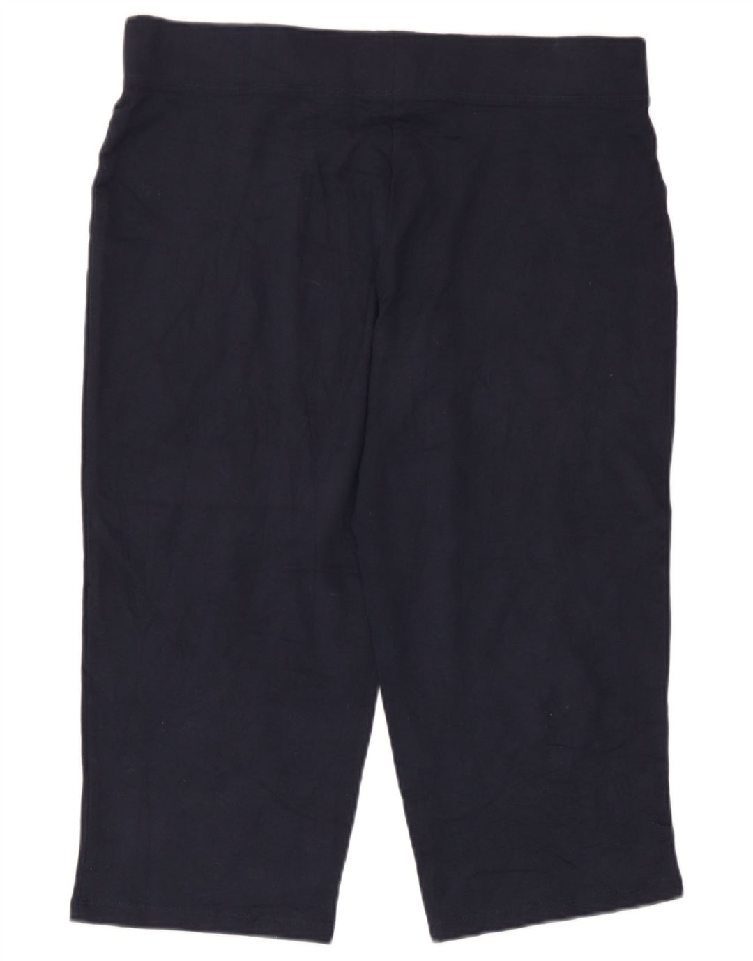 Calça de treino capri feminina Marks & Spencer Reino Unido 12 médio azul marinho