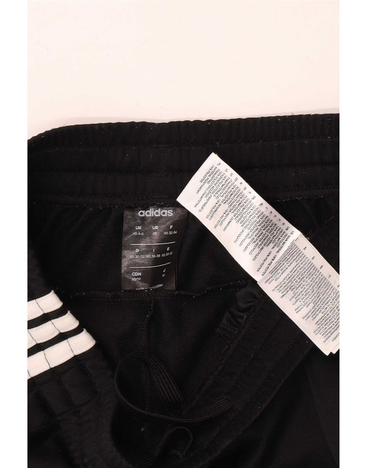 Calças de Agasalho Femininas Adidas Reino Unido 4/6 XS Preto Poliéster