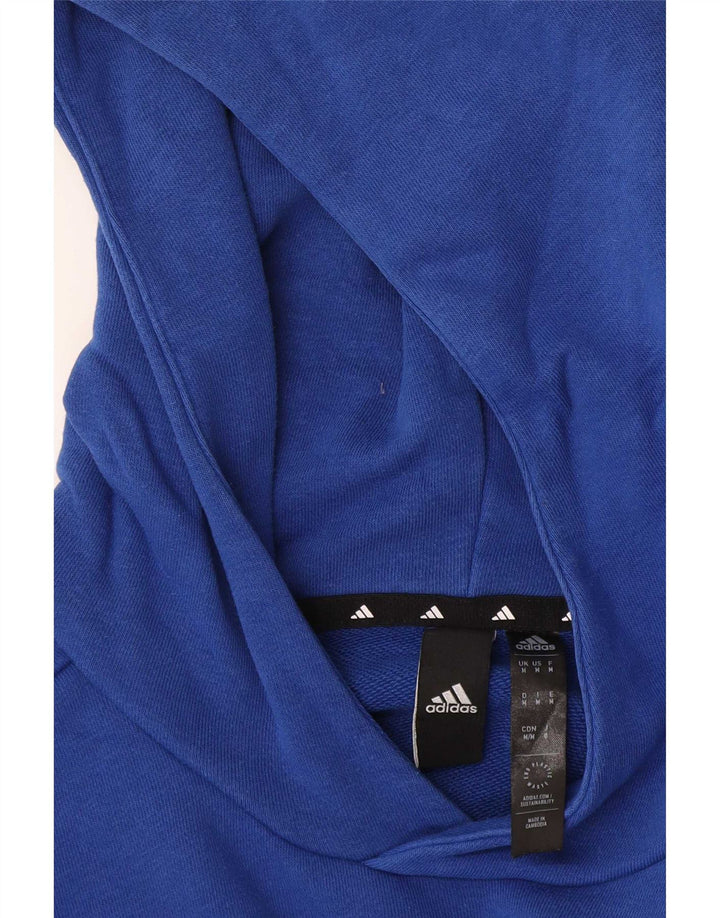 Adidas Mens Graphic Hoodie Jumper Médio Azul