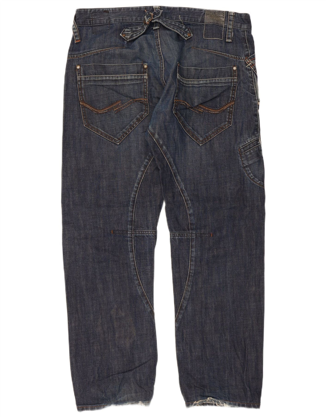 Jeans retos masculinos JACK & JONES W36 L29 algodão azul