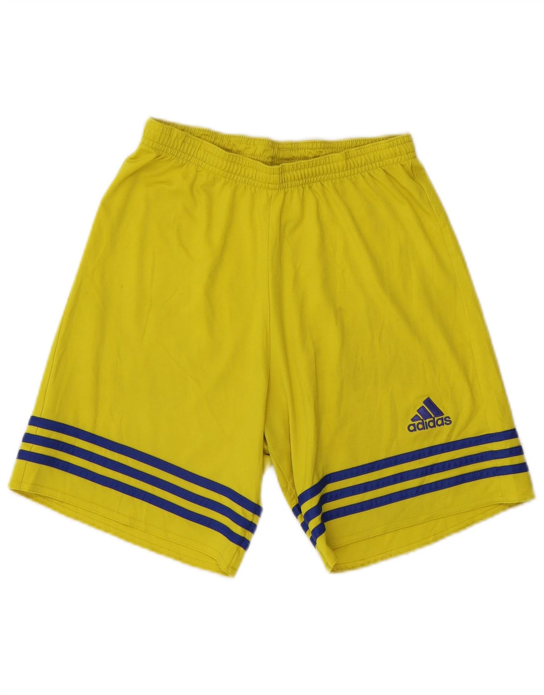 ADIDAS Mens Climalite Sport Shorts Pequeno Poliéster Amarelo