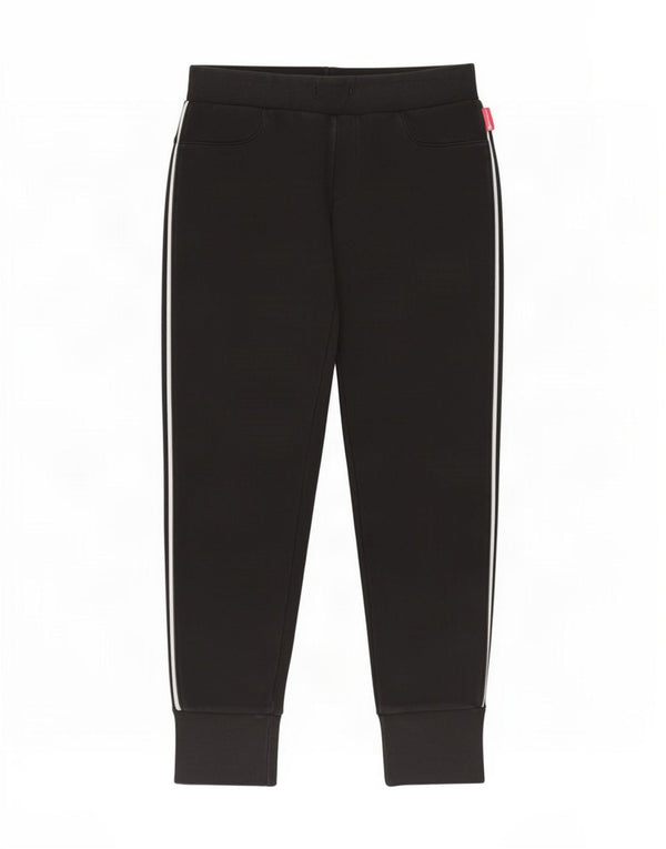 Calça esportiva feminina Champion Herritage Joggers UK 14 grande preta
