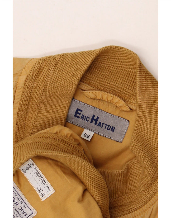 Jaqueta bomber masculina ERIC HATTON IT 52 XL algodão marrom