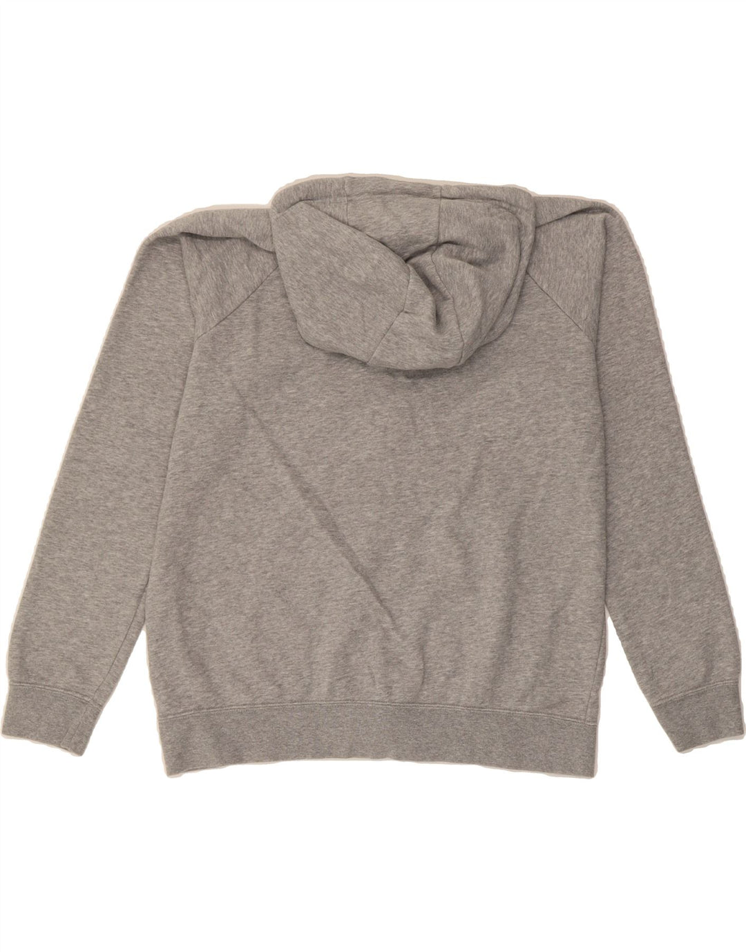 NIKE Womens Zip Hoodie Sweater UK 16 Large Grey Cotton Vintage Nike and Second-Hand Nike from Messina Hembry 