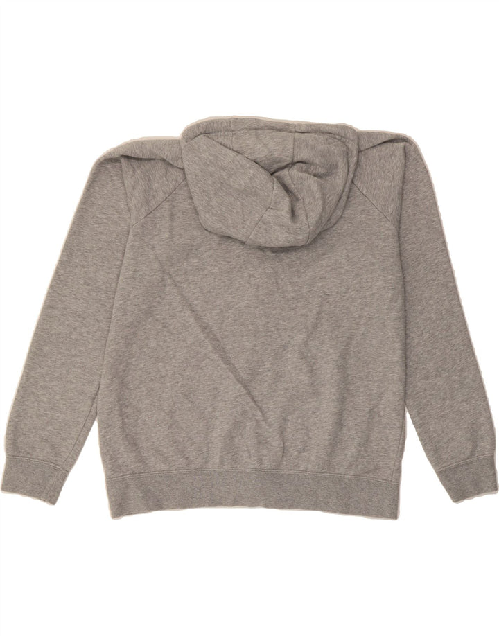 NIKE Womens Zip Hoodie Sweater UK 16 Large Grey Cotton Vintage Nike and Second-Hand Nike from Messina Hembry 