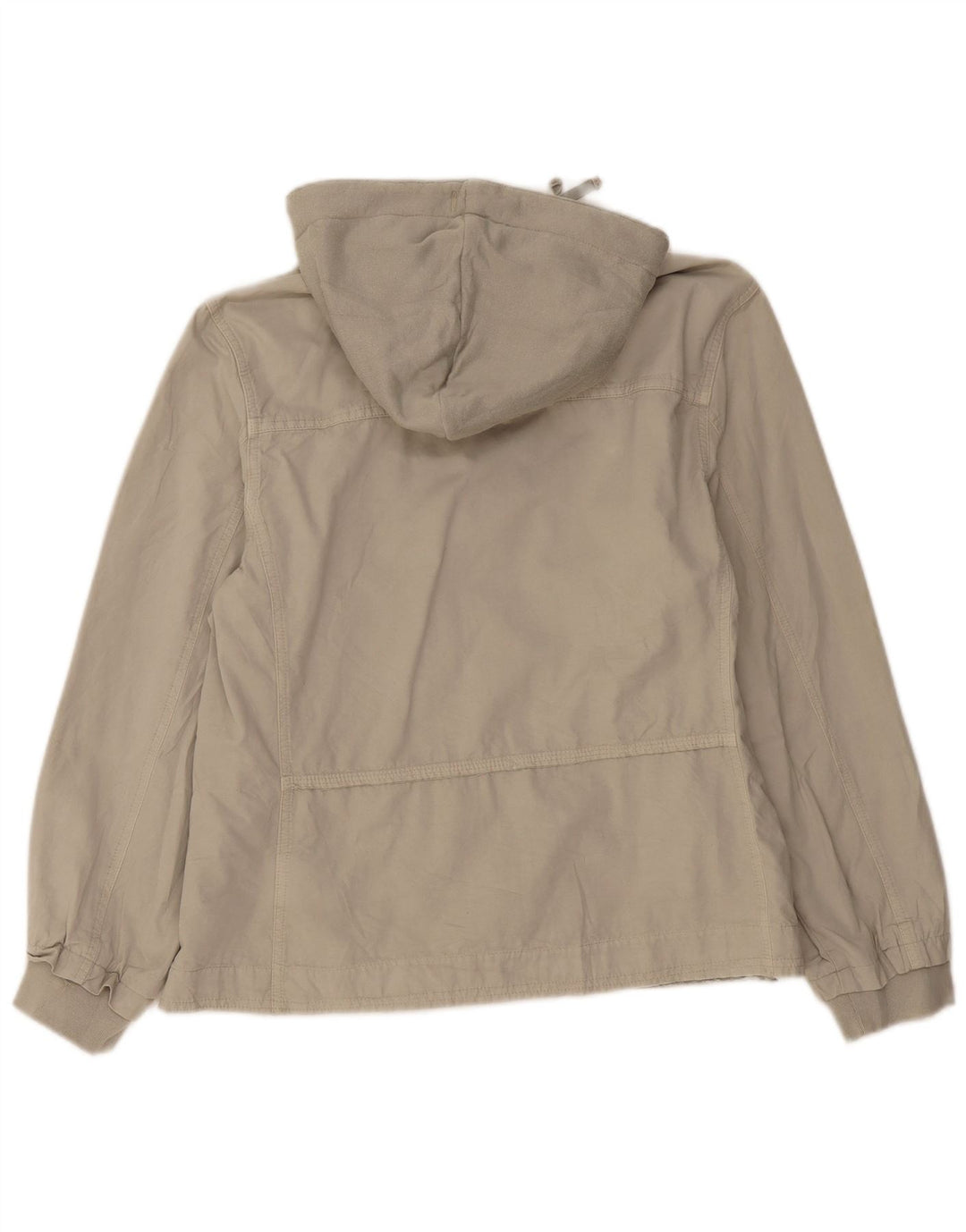 CHAMPION Jaqueta bomber feminina com capuz UK 18 XL algodão cinza