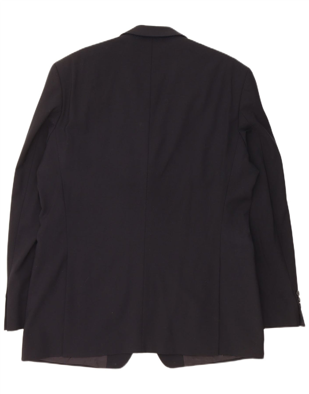 Jaqueta blazer masculina Hugo Boss com 2 botões UE 54 2XL lã virgem azul marinho