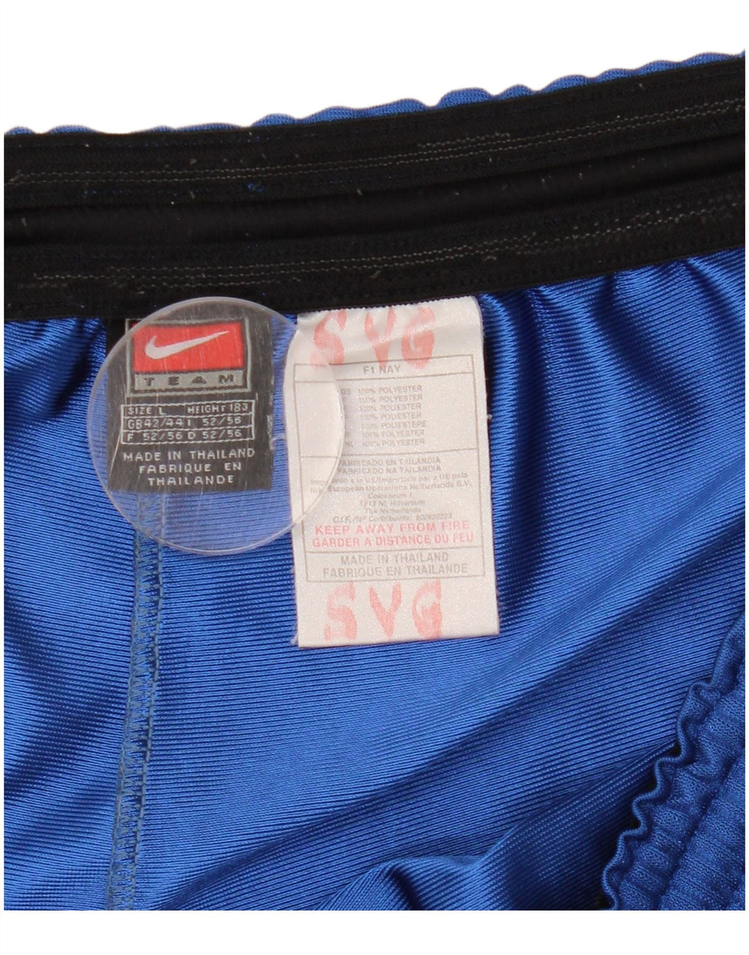 Nike Mens Sport Shorts UK 42/44 Grande Azul Poliéster