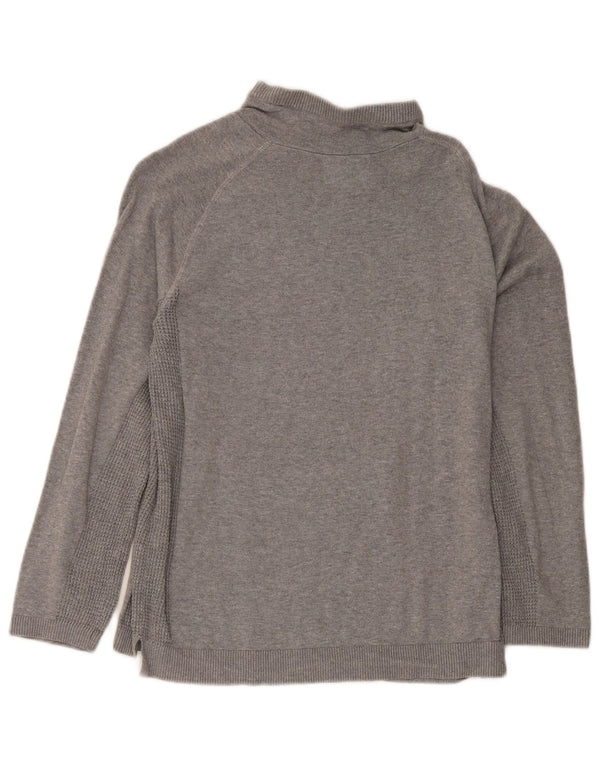 Suéter Zara Girls com gola tartaruga 13-14 anos algodão cinza