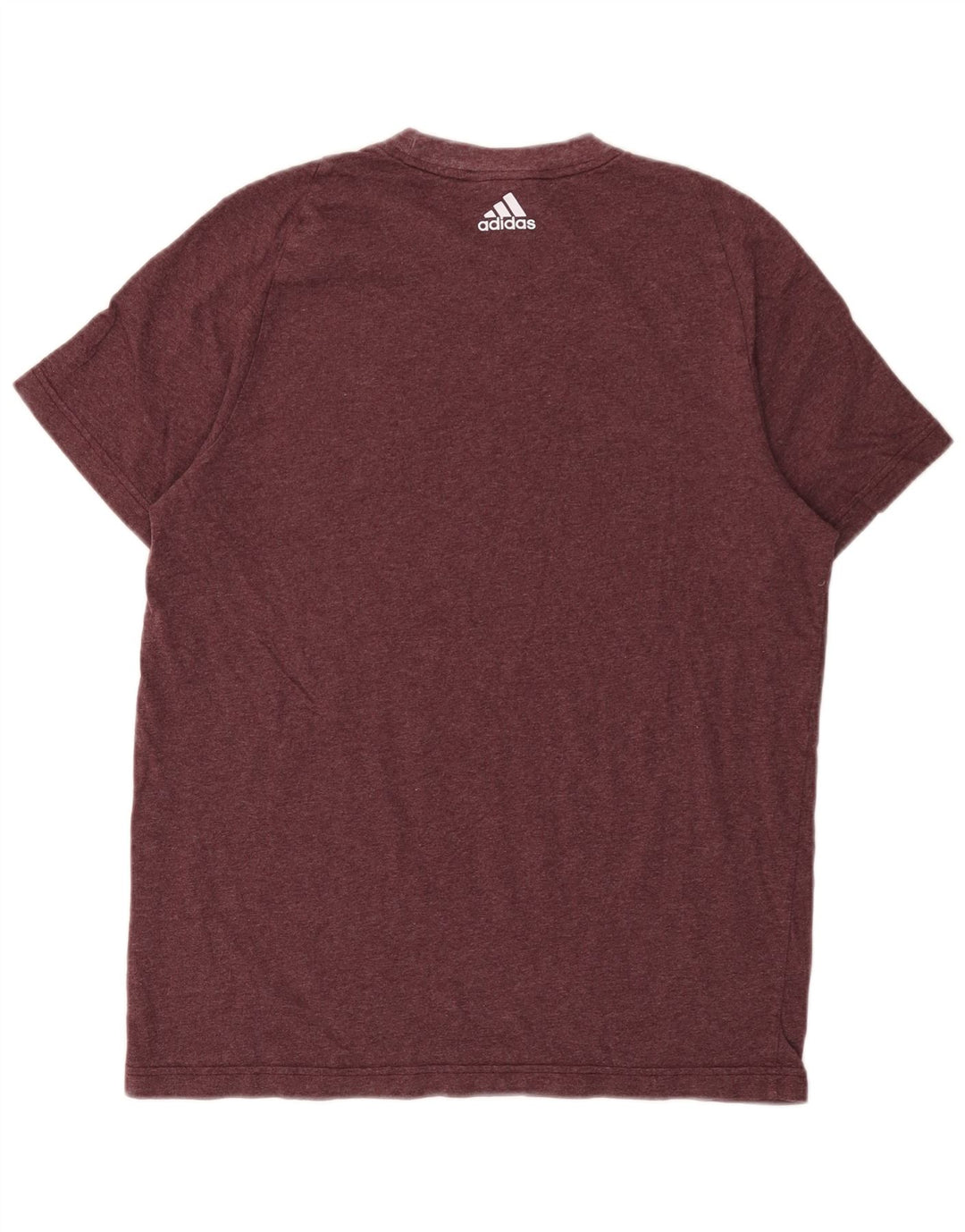 Adidas Mens Camiseta Top Médio Borgonha