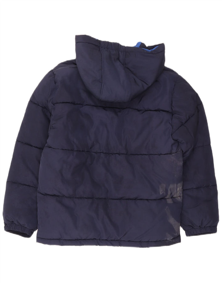 Jaqueta acolchoada com capuz gráfico Dkny Boys 14-15 anos grande azul marinho