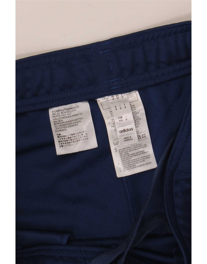 Calça de treino masculina Adidas Aeroready poliéster azul marinho médio