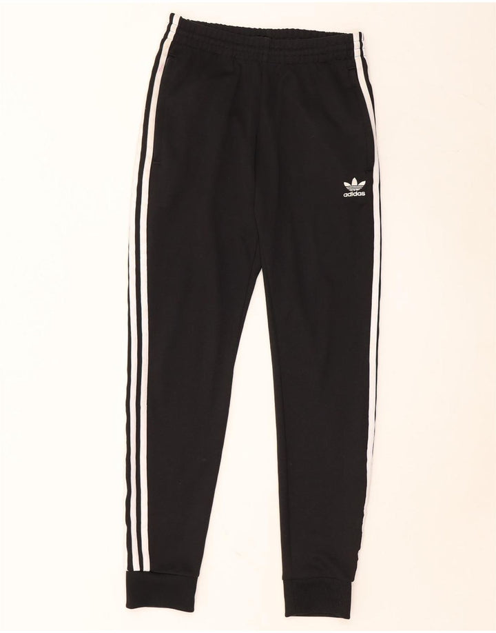 ADIDAS Mens Calças de treino Joggers Pequeno Poliéster Preto