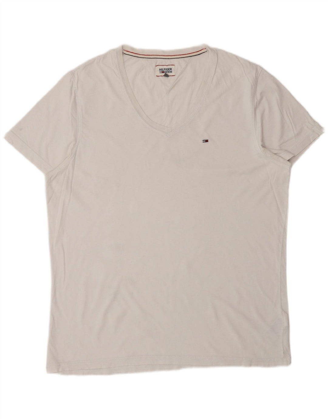 Camiseta masculina TOMMY HILFIGER 2XL algodão branco