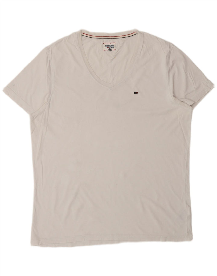 Camiseta masculina TOMMY HILFIGER 2XL algodão branco
