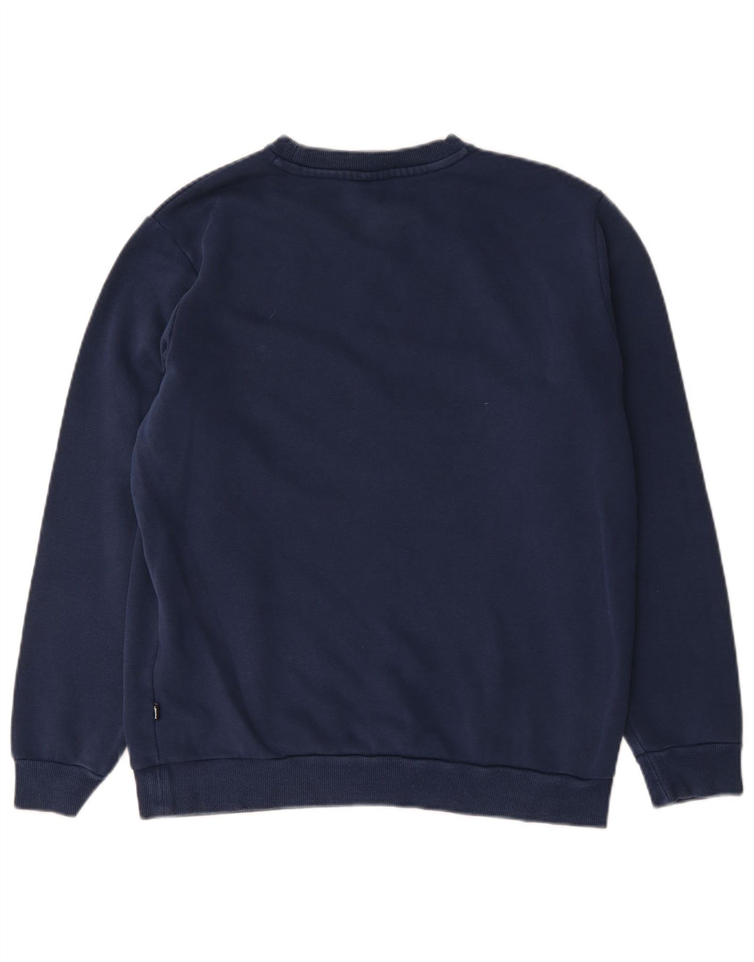 Puma Mens Graphic Moletom Jumper Médio Azul Marinho Algodão
