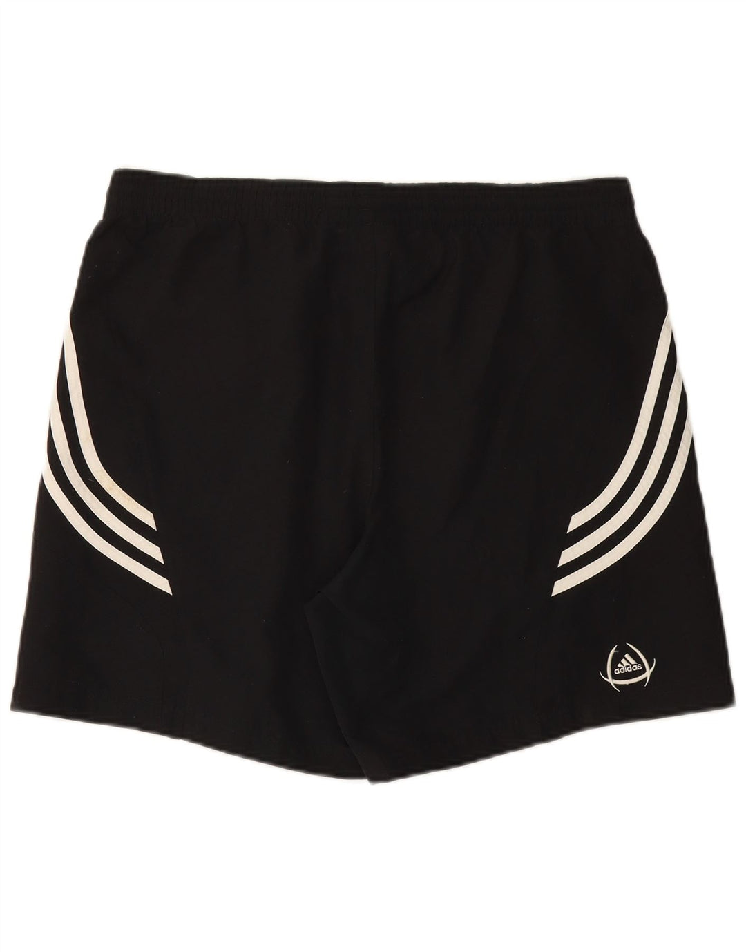 Shorts esportivos masculinos ADIDAS grande poliéster preto