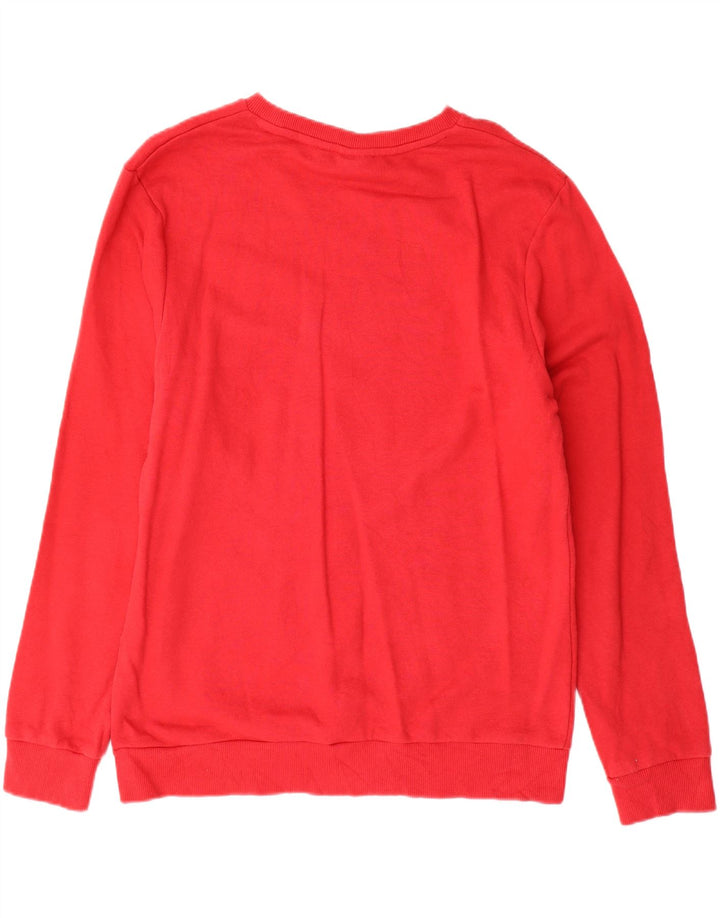 FILA Moletom Masculino Jumper Pequeno Algodão Vermelho
