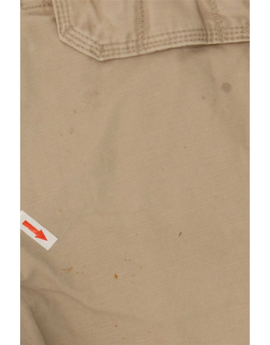 Shorts cargo masculino Fat Face W32 algodão bege médio