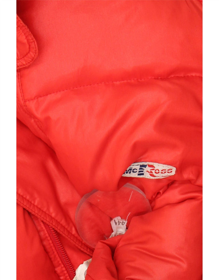 Jaqueta acolchoada masculina MC ROSS com ajuste solto IT 44 XS poliamida vermelha
