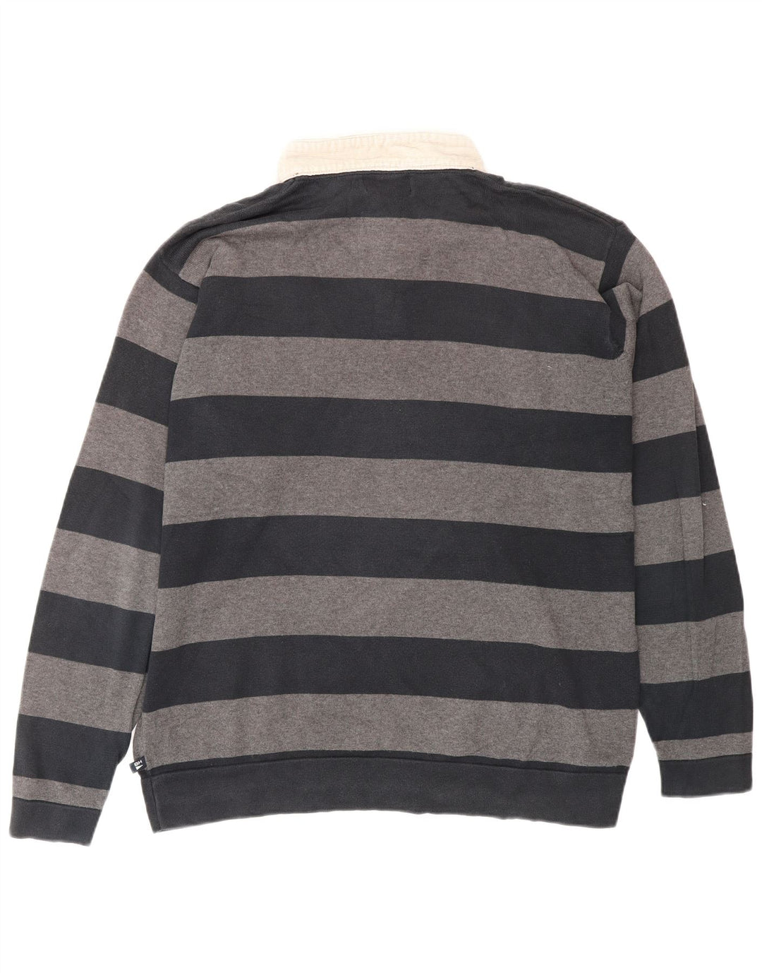 Suéter masculino Marks & Spencer Blue Harbour com gola polo grande cinza