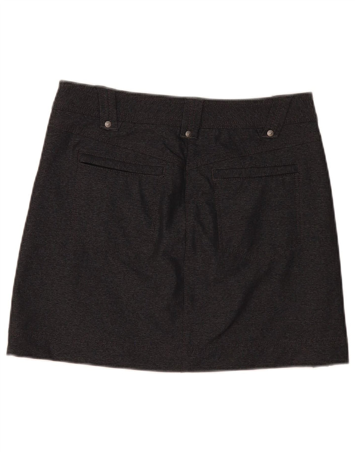 Mini saia feminina ATHLETA US 2 XS W30 cinza nylon