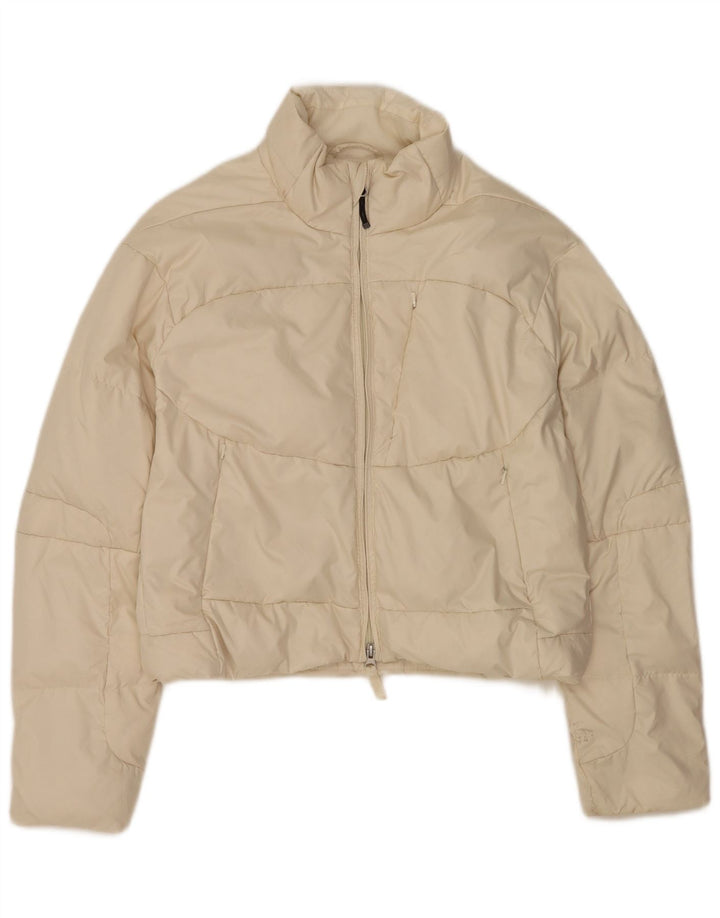 Jaqueta acolchoada feminina Ralph Lauren Reino Unido 14 médio off white poliéster
