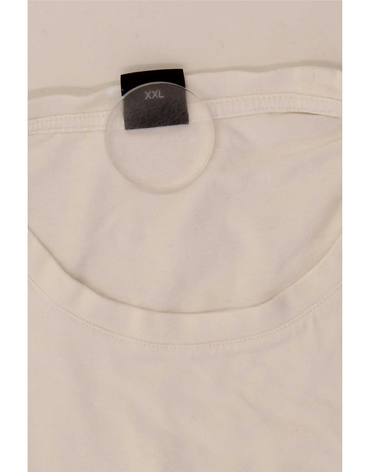 Camiseta masculina Hugo Boss Top 2XL branca