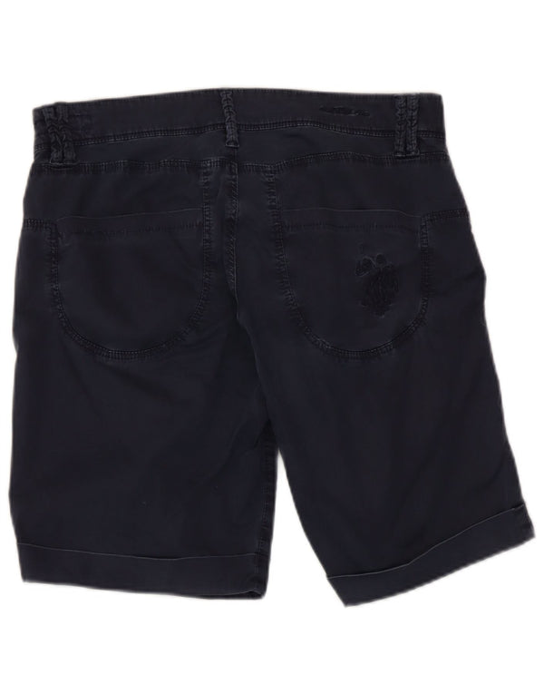 US Polo Assn. Shorts casual masculino W30 algodão azul marinho médio