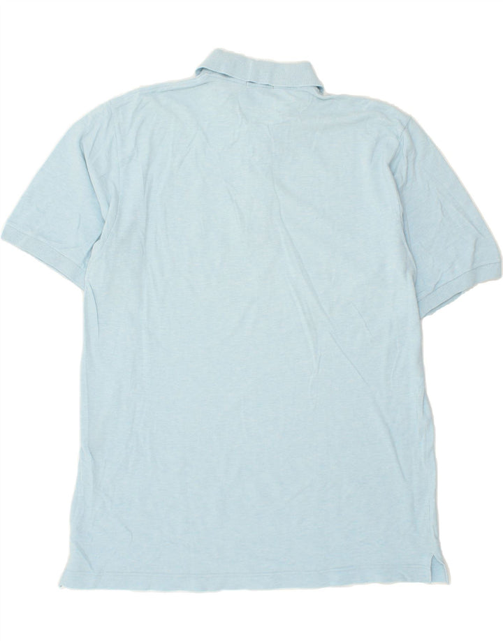 SERGIO TACCHINI Mens Polo Shirt Medium Blue Cotton Vintage Sergio Tacchini and Second-Hand Sergio Tacchini from Messina Hembry 