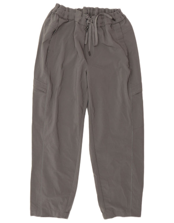 Calça cargo feminina Eddie Bauer média W30 L24 poliéster cinza