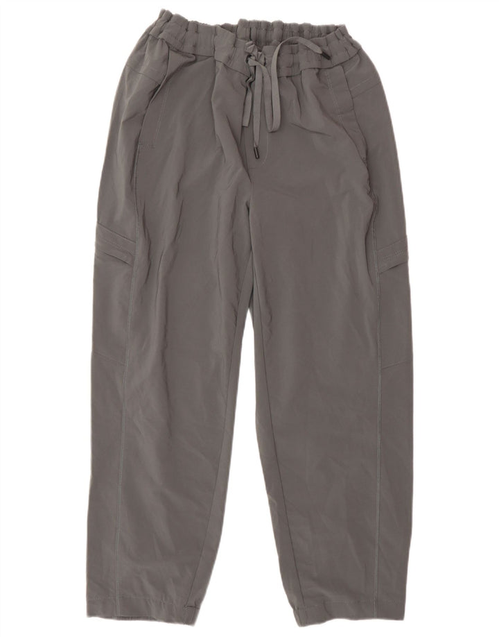 Calça cargo feminina Eddie Bauer média W30 L24 poliéster cinza