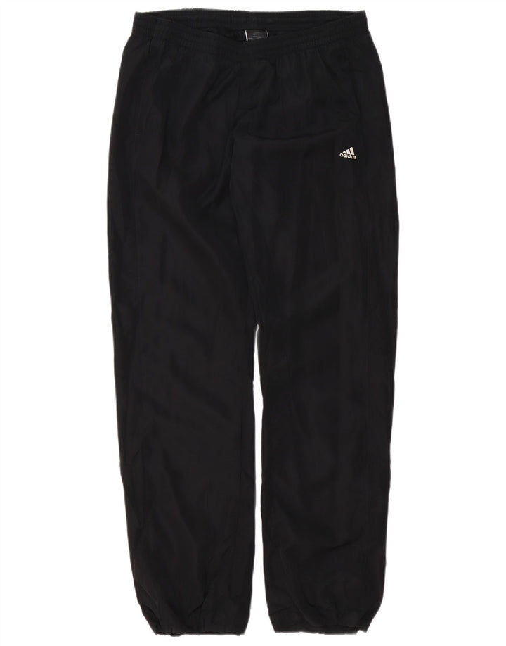 Calça de treino feminina Adidas Joggers UK 12 poliéster preto médio