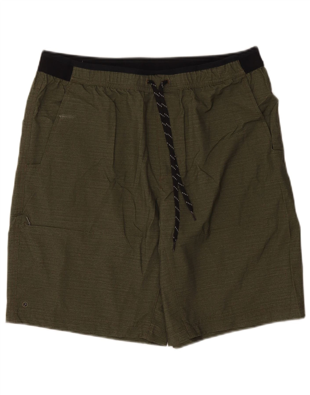 Columbia Mens Sport Shorts Medium Khaki Colourblock Poliéster