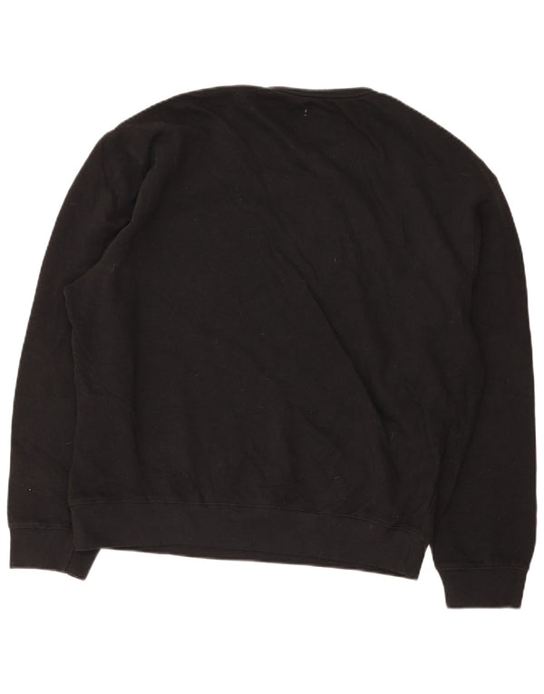 Moletom gráfico masculino Gap Jumper XL preto algodão