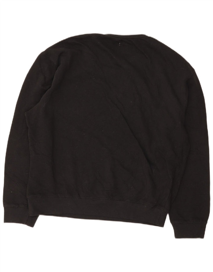 Moletom gráfico masculino Gap Jumper XL preto algodão