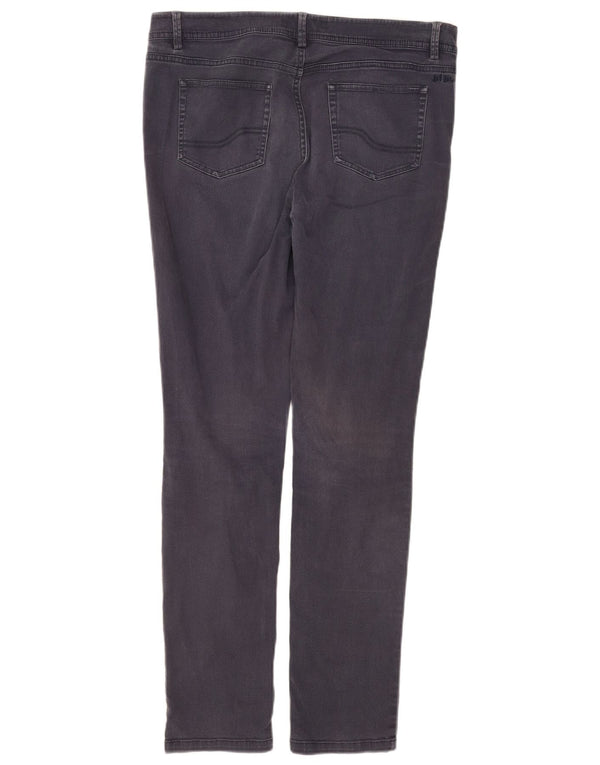 Fat Face Womens Slim Jeans UK 12 Médio W34 L30 Azul Marinho Algodão