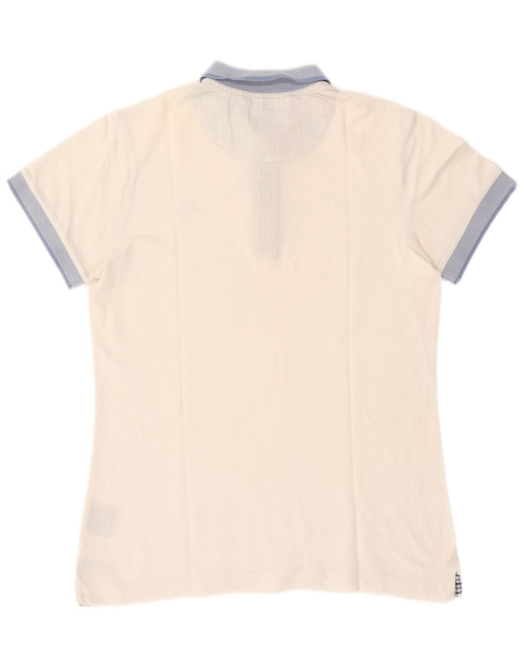 Camisa polo masculina Kappa médio branco colorblock algodão