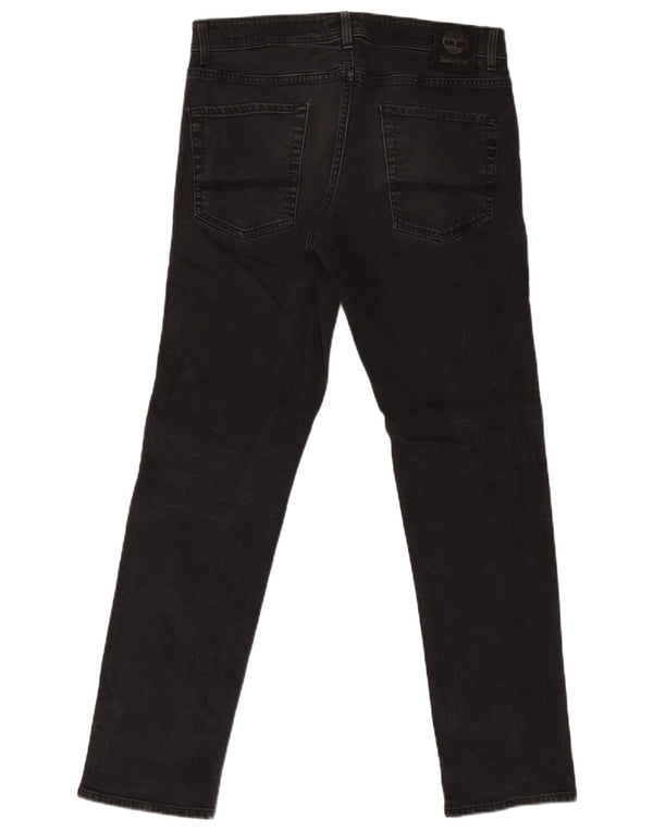 Timberland Mens Jeans Slim W32 L32 Algodão Preto