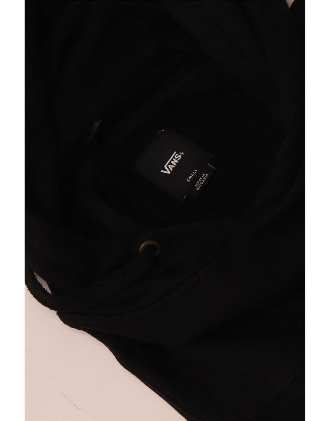 Vans Mens Graphic Hoodie Jumper Pequeno Preto