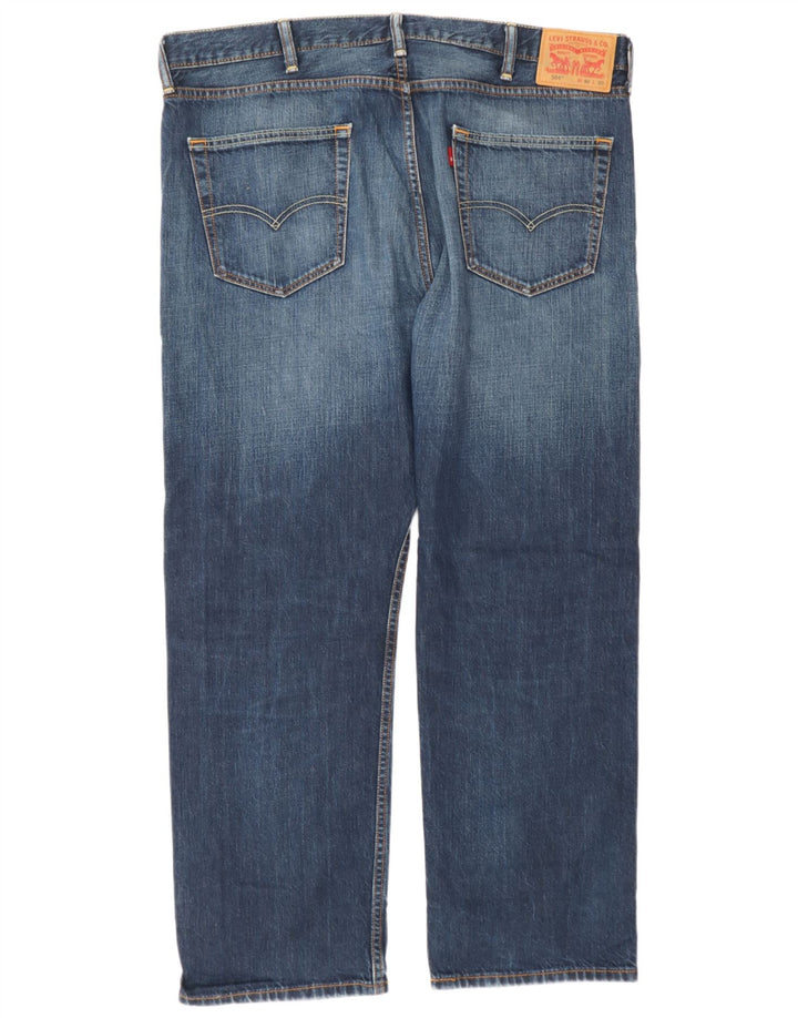 Levi's Masculino 504 Straight Jeans W40 L30 Azul Algodão